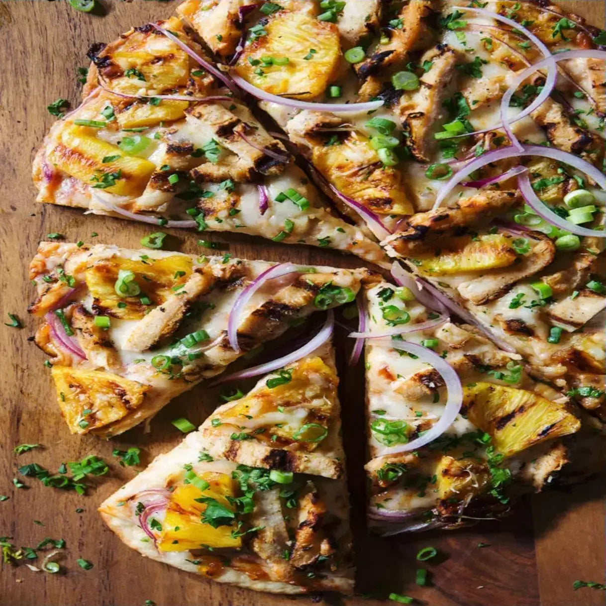 BBQ Chicken & Pineapple Pizza