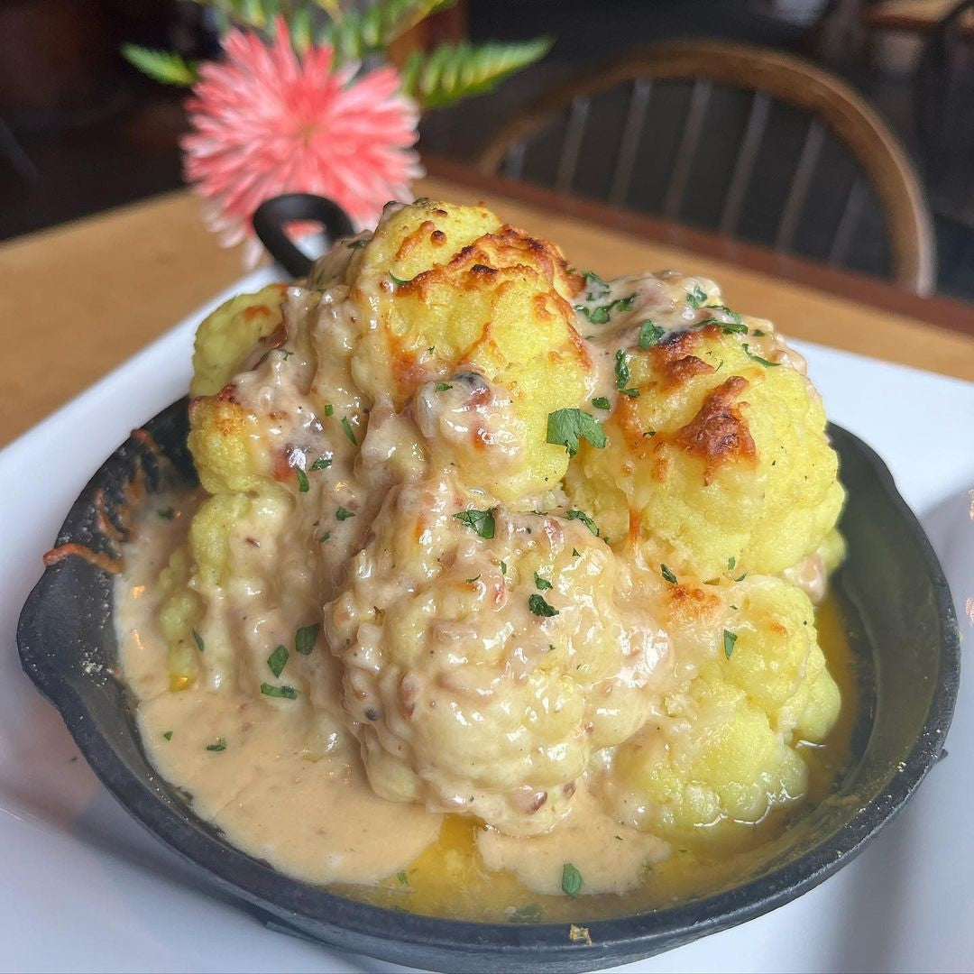 Pull Apart Garlic Cauliflower